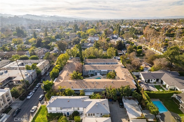 bird's eye view featuring a residential view