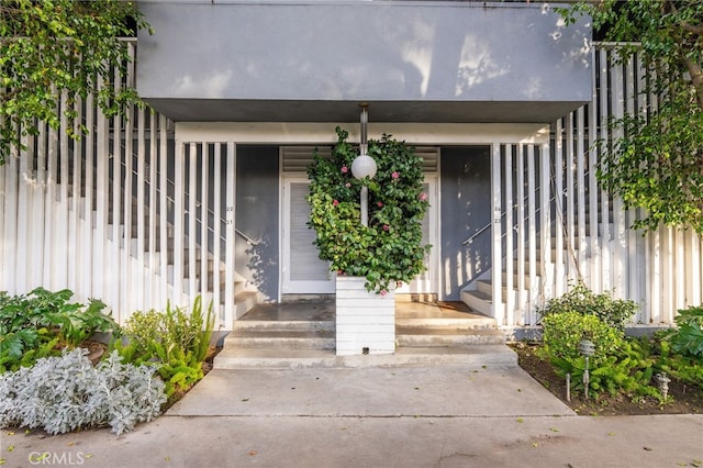 view of entrance to property