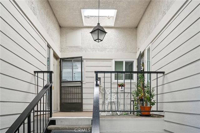 view of exterior entry
