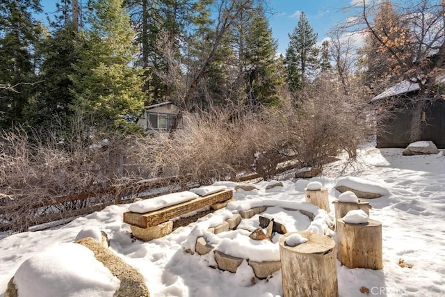43121 Grizzly Rd, Big Bear Lake, CA 92315 - view of yard covered in snow