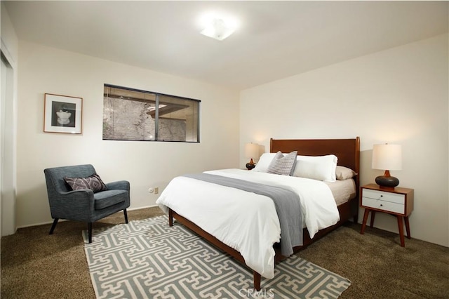 bedroom featuring carpet floors