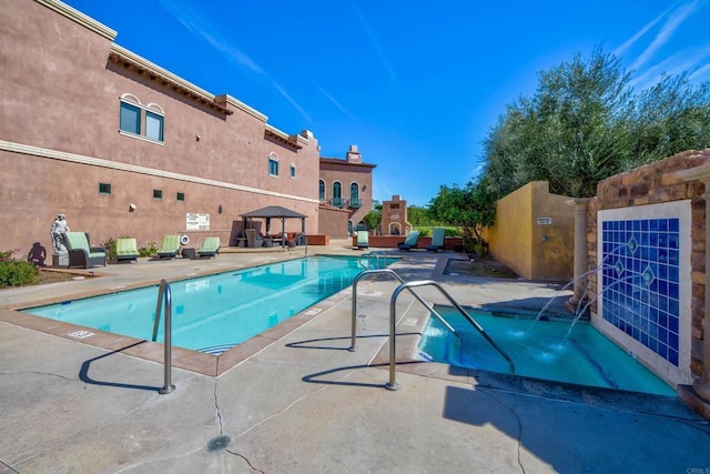 pool featuring a patio