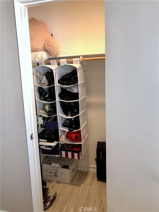 view of closet