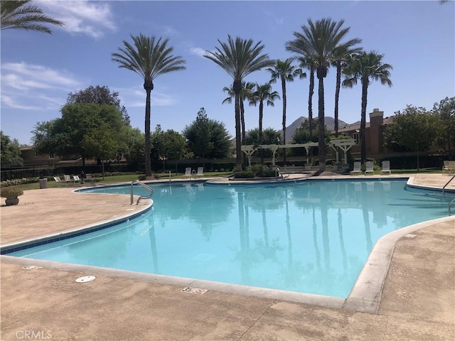 view of community pool