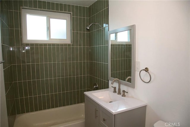 3659 W 110th St, Inglewood, CA 90303 - full bathroom with vanity and shower / tub combination