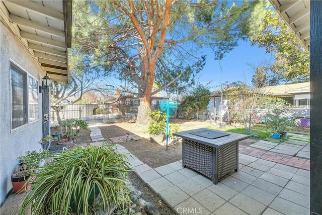 view of patio / terrace featuring a fenced backyard