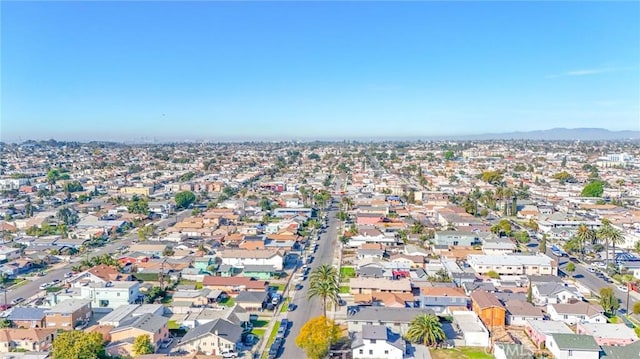 bird's eye view featuring a residential view