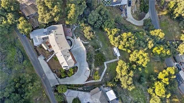 aerial view featuring a residential view