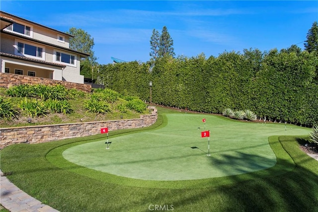 view of property's community featuring golf course view