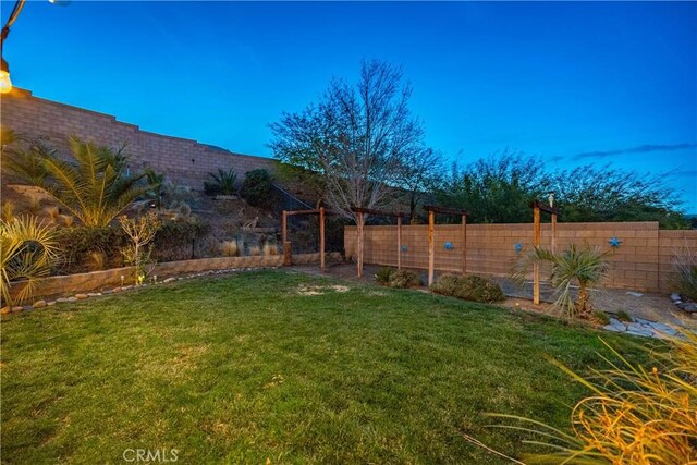 40467 Tiger Way, Palmdale, CA 93551 - view of yard with a fenced backyard