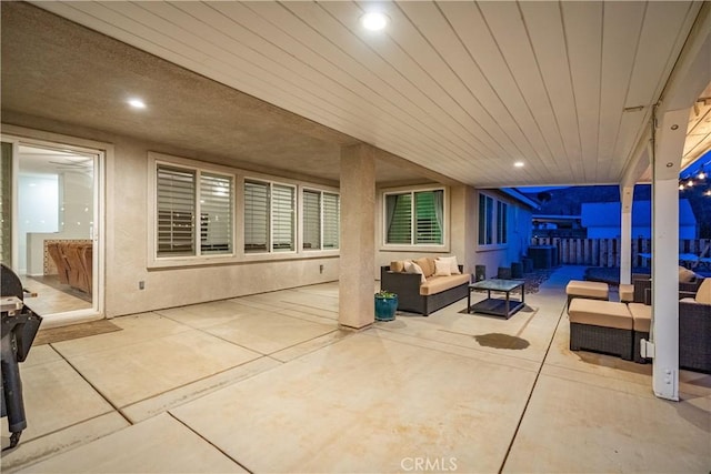 40467 Tiger Way, Palmdale, CA 93551 - view of patio with fence and outdoor lounge area