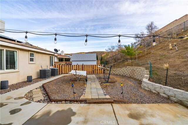 40467 Tiger Way, Palmdale, CA 93551 - view of yard with a patio, fence, and cooling unit