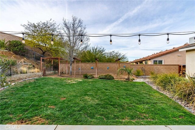 40467 Tiger Way, Palmdale, CA 93551 - view of yard featuring a fenced backyard
