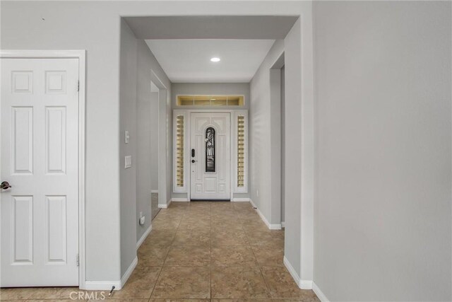 60310 Desert Rose Dr, La Quinta, CA 92253 - hallway featuring baseboards and recessed lighting