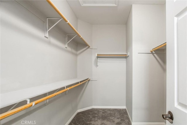 60310 Desert Rose Dr, La Quinta, CA 92253 - spacious closet with carpet floors and attic access