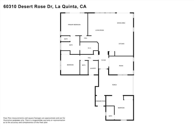 60310 Desert Rose Dr, La Quinta, CA 92253 - home floor plan