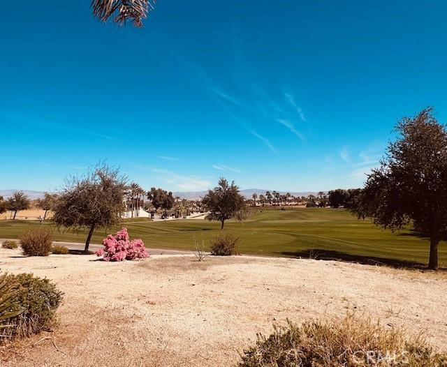 60310 Desert Rose Dr, La Quinta, CA 92253 - view of community with a lawn and view of golf course