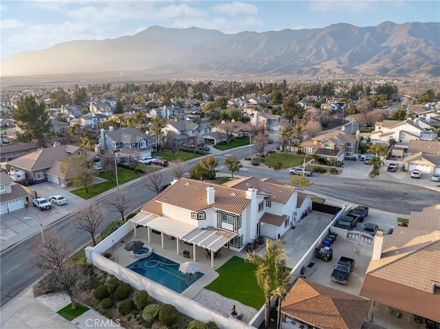 14201 Ross Ct, Rancho Cucamonga, CA 91739 - aerial view of residential area featuring mountains