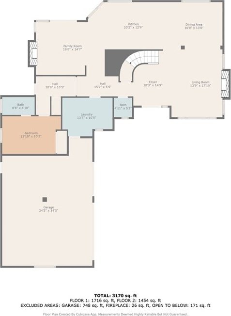 14201 Ross Ct, Rancho Cucamonga, CA 91739 - view of home floor plan