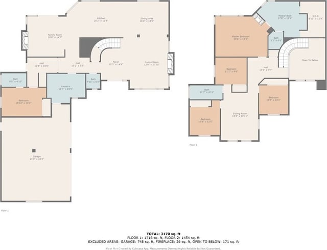 14201 Ross Ct, Rancho Cucamonga, CA 91739 - view of floor plan / room layout