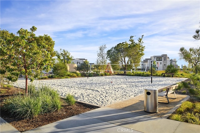 view of community with volleyball court