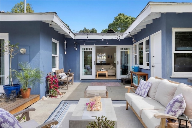 view of patio / terrace with outdoor lounge area