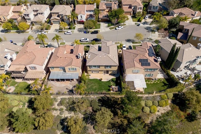 drone / aerial view featuring a residential view