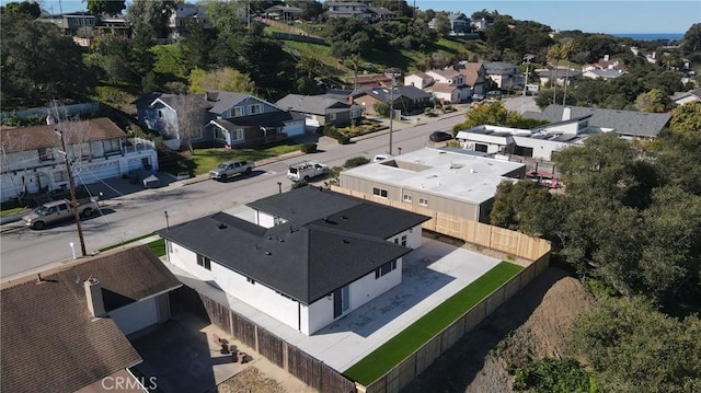 drone / aerial view featuring a residential view