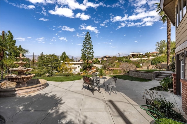 view of patio