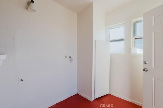 bathroom featuring baseboards