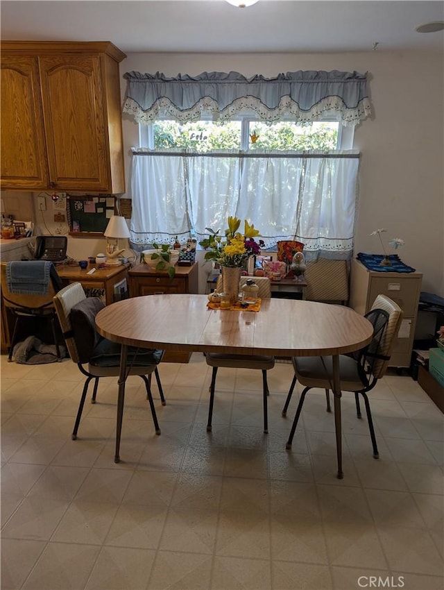 view of dining room