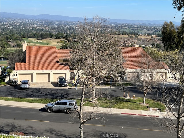 4018 Calle Sonora Este Unit C, Laguna Woods, CA 92637 - view from above of property with mountains