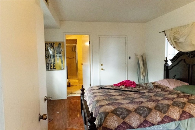 view of tiled bedroom