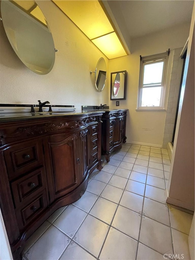 3570 Gettysburg Dr, Riverside, CA 92503 - bathroom featuring double vanity and tile patterned floors