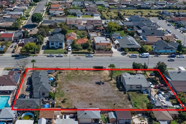 birds eye view of property featuring a residential view