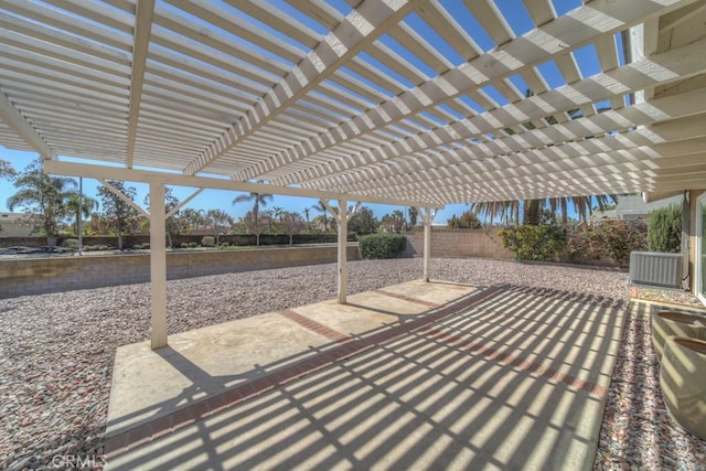 8371 Hawthorne St, Rancho Cucamonga, CA 91701 - fenced backyard featuring a patio area and a pergola