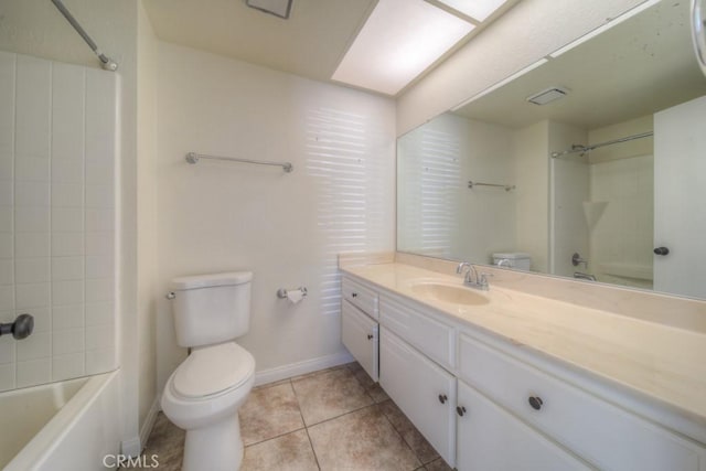 8371 Hawthorne St, Rancho Cucamonga, CA 91701 - full bathroom with vanity, shower / washtub combination, and tile patterned floors