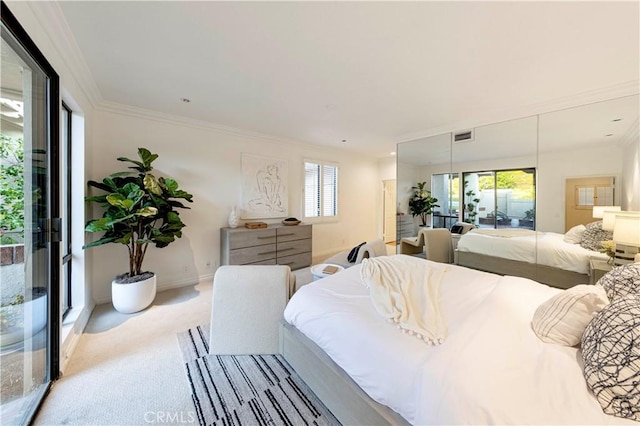 11 Montpellier, Newport Beach, CA 92660 - bedroom with carpet floors, ornamental molding, and baseboards