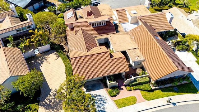 bird's eye view featuring a residential view