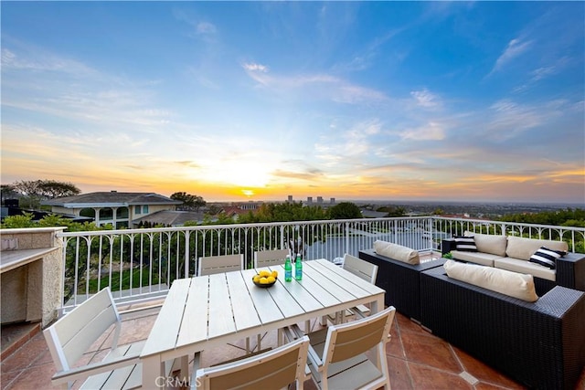 11 Montpellier, Newport Beach, CA 92660 - view of patio featuring outdoor lounge area