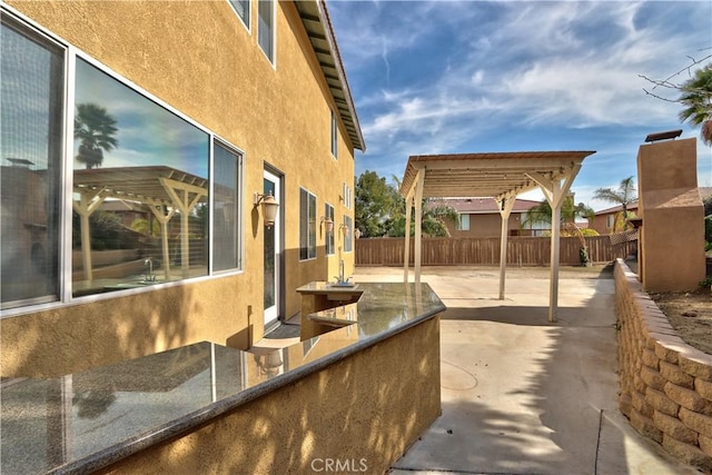 23531 Hobart Ct, Murrieta, CA 92562 - view of patio / terrace featuring fence