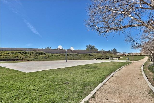 23531 Hobart Ct, Murrieta, CA 92562 - view of community with community basketball court and a lawn