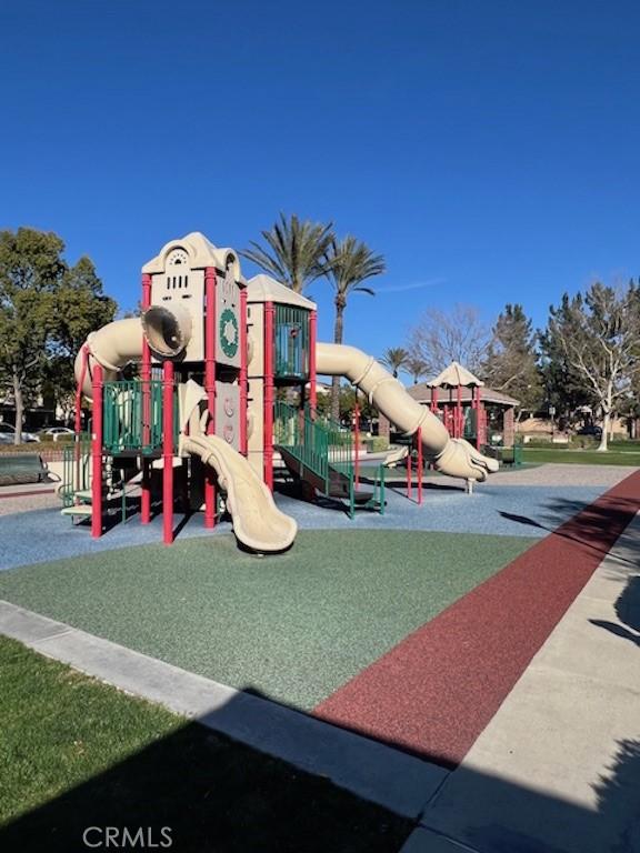 view of community jungle gym