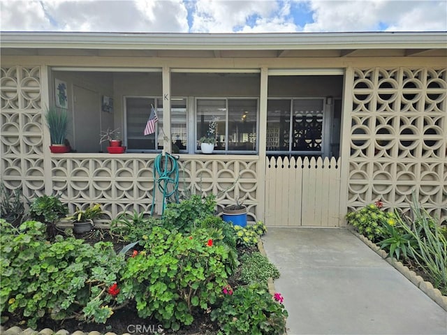 view of entrance to property