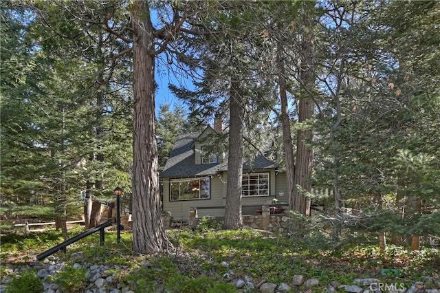 177 Joaquin Miller Rd, Lake Arrowhead, CA 92352 - view of property exterior with roof with shingles