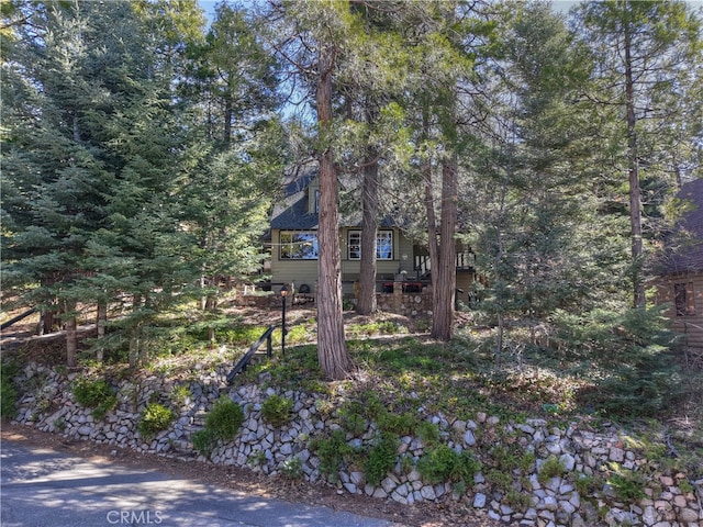 177 Joaquin Miller Rd, Lake Arrowhead, CA 92352 - view of property hidden behind natural elements