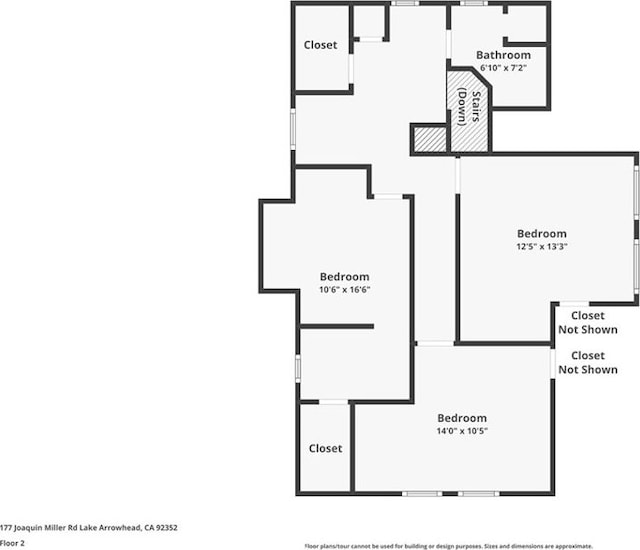 177 Joaquin Miller Rd, Lake Arrowhead, CA 92352 - room layout