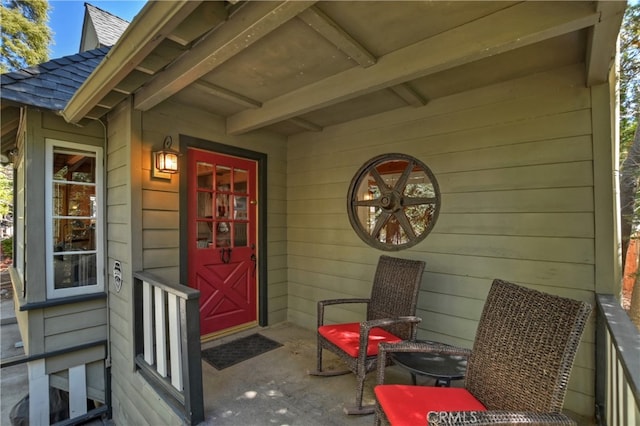 177 Joaquin Miller Rd, Lake Arrowhead, CA 92352 - entrance to property with a shingled roof