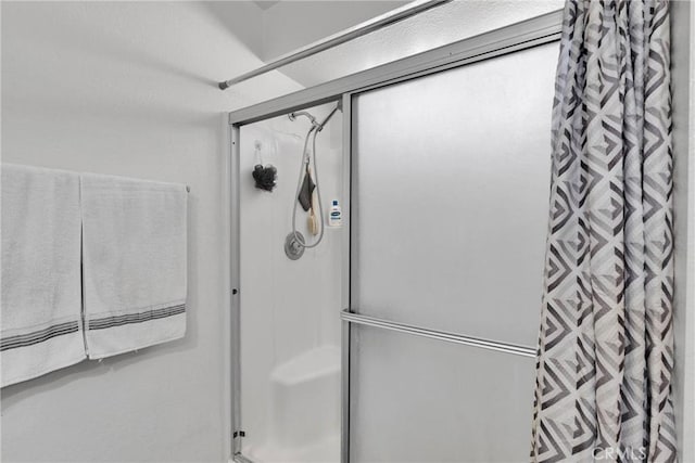 full bathroom with walk in shower