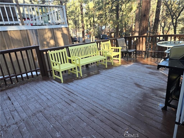 view of deck